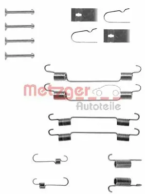 Kit de montagem das sapatas traseiras de tambor Suzuki Alto II