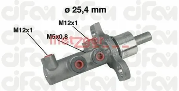 Cilindro mestre do freio para Saab 9-3 (YS3F)