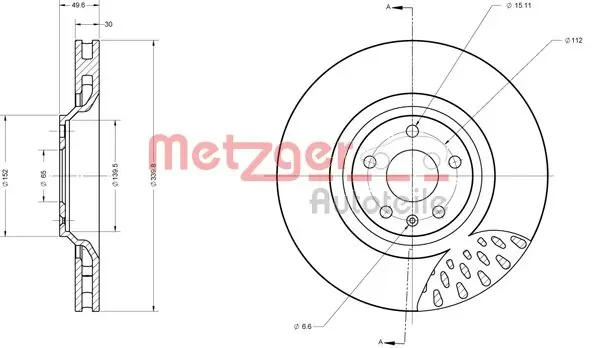 Disco do freio dianteiro Volkswagen Tiguan Allspace  SUV (BW2, BJ2) (2017 - 2025) preço, a partir de