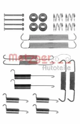 Kit de montagem das sapatas traseiras de tambor Volkswagen Transporter T4