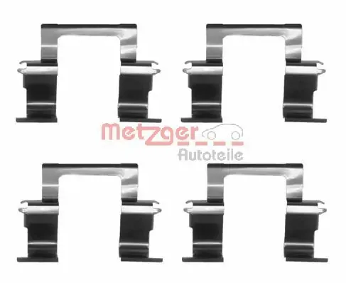 Kit de molas de fixação de sapatas de disco dianteiras Opel Frontera B