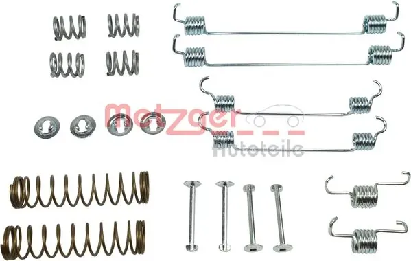 Kit de montagem das sapatas traseiras de tambor Citroen C3 I