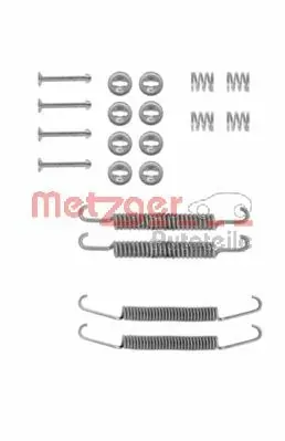 Kit de montagem das sapatas traseiras de tambor Seat Marbella 28