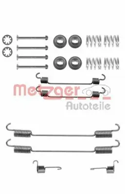Kit de montagem das sapatas traseiras de tambor Peugeot Expert 224