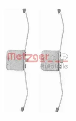 Kit de molas de fixação de sapatas de disco dianteiras Audi A4 B7