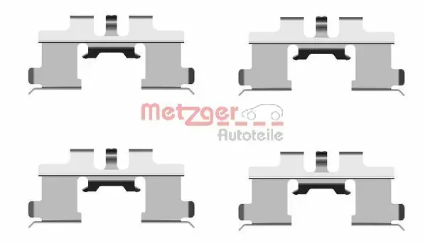 Kit de molas de fixação de sapatas de disco dianteiras Suzuki Ignis II