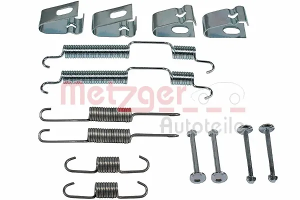 Kit de montagem das sapatas traseiras de tambor KIA Rio III