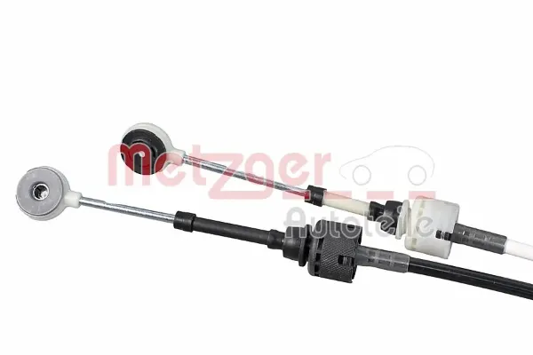 Cabo de mudança duplo Opel Zafira P12