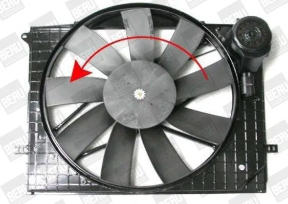Ventilador elétrico de esfriamento montado (motor + roda de aletas) Mercedes S W220