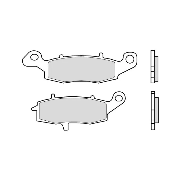 Sapatas do freio dianteiras de disco 07KA18SA Brembo