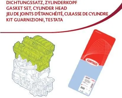 Kit superior de vedantes de motor 417981P Corteco