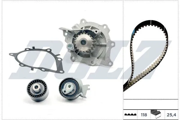 Correia do mecanismo de distribuição de gás, kit KD163 Dolz