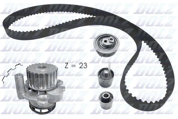 Correia do mecanismo de distribuição de gás, kit KD165 Dolz