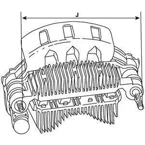 Bucha do gerador 136235 Cargo