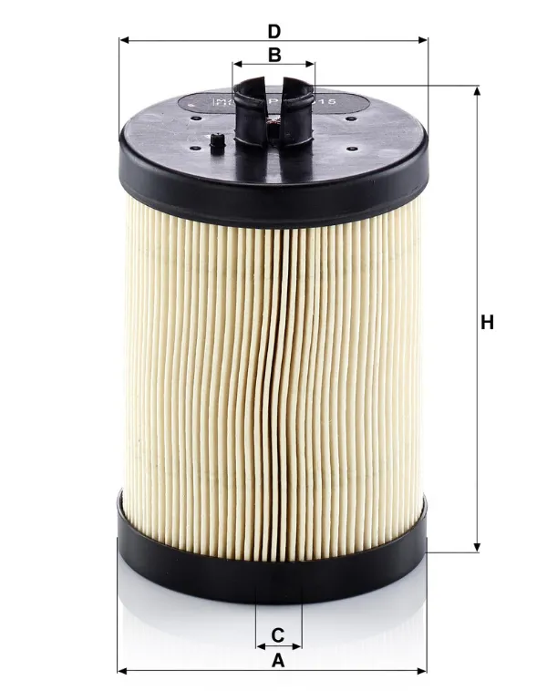 Filtro de combustível PU9015Z Mann-Filter