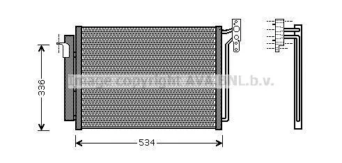 Radiador de aparelho de ar condicionado BMW X5 E53