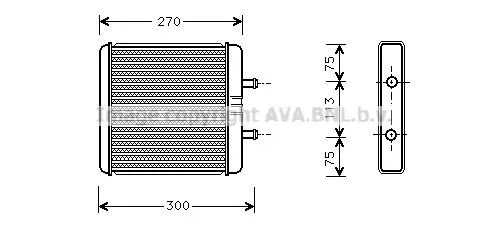 Radiador de forno (de aquecedor) BR226 Magneti Marelli