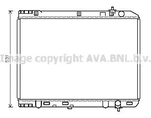 Radiador de esfriamento de motor KIA Carnival III