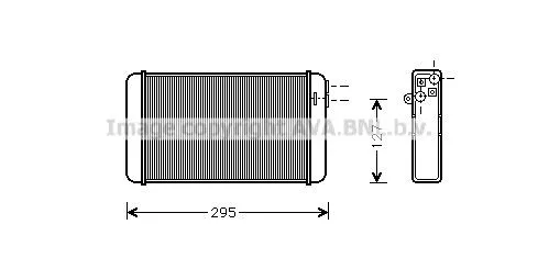 Radiador de forno (de aquecedor) Opel Omega A