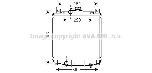 Radiador de esfriamento de motor 1770080E00 Subaru