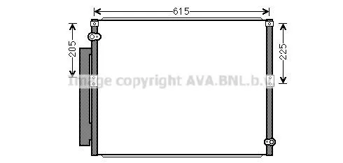 Radiador de aparelho de ar condicionado Toyota Land Cruiser PRADO ASIA