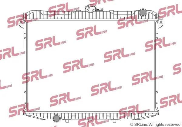 Radiador de esfriamento de motor 2770082 Polcar