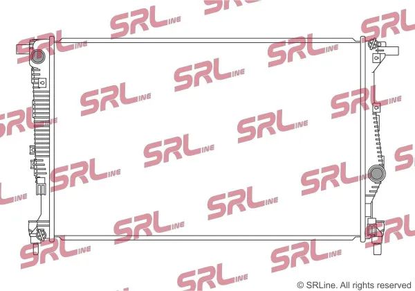 Radiador de esfriamento de motor 34X4083 Polcar
