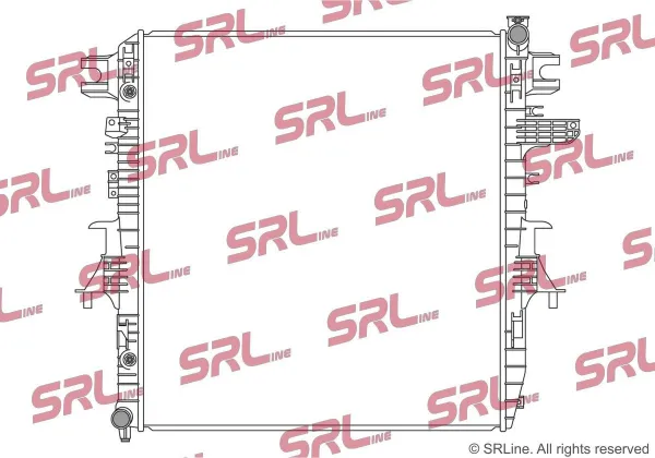 Radiador de esfriamento de motor Nissan Patrol Y62