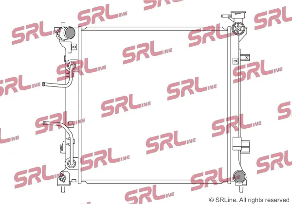 Radiador de esfriamento de motor 4029083 Polcar