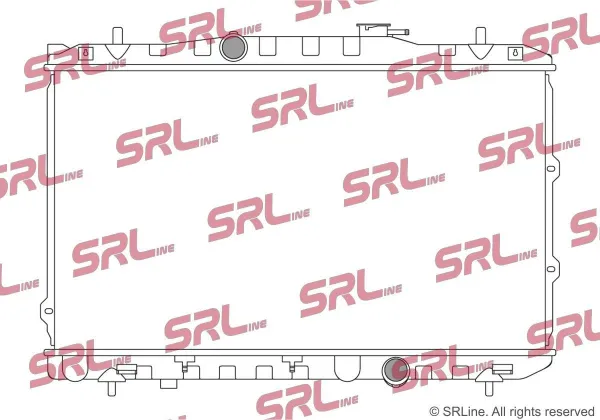 Radiador de esfriamento de motor 4113087 Polcar
