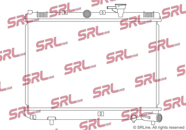 Radiador de esfriamento de motor 4115081 Polcar