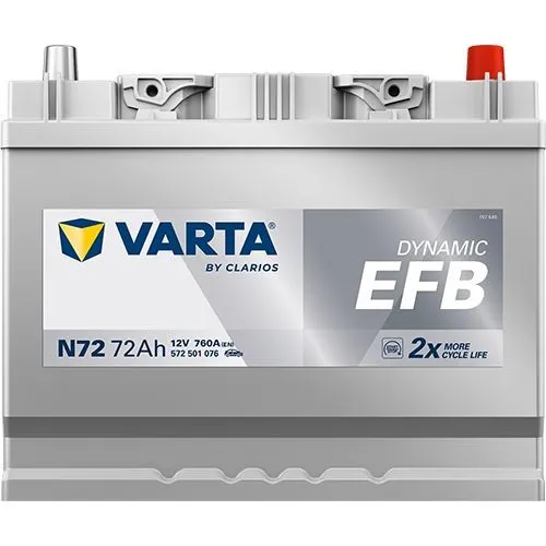 Bateria recarregável (PILHA) 572501076K262 Varta