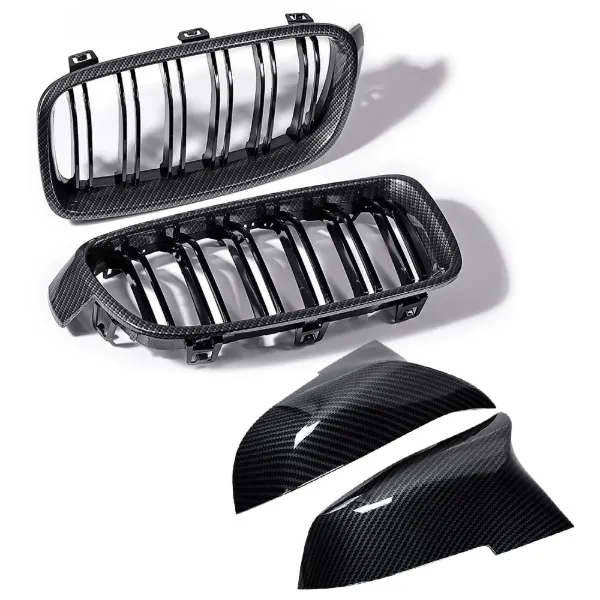 Grelha do radiador esquerda 51137255411 BMW