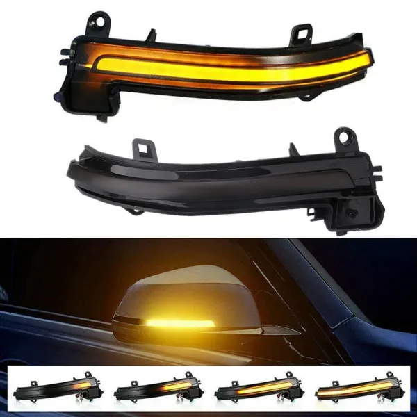 Pisca-pisca de espelho direito 63137280772 BMW