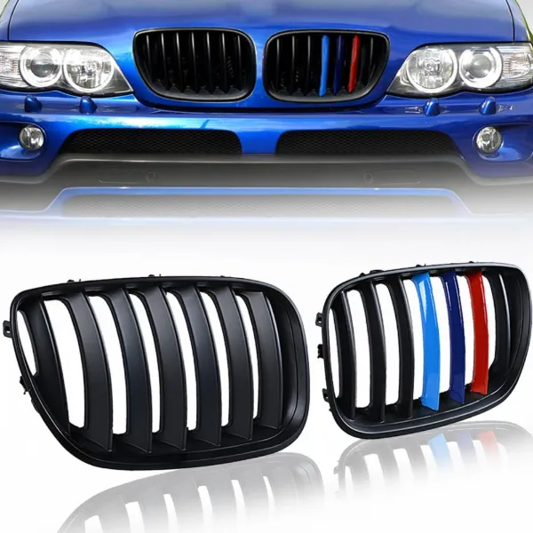 Grelha do radiador esquerda 51137124815 BMW