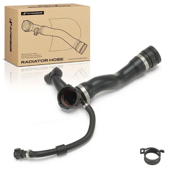 Mangueira (cano derivado) do radiador de esfriamento superior 17127580957 BMW