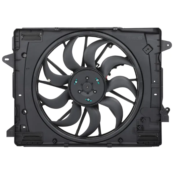 Difusor do radiador de esfriamento, montado com motor e roda de aletas LX6Z8C607B Ford