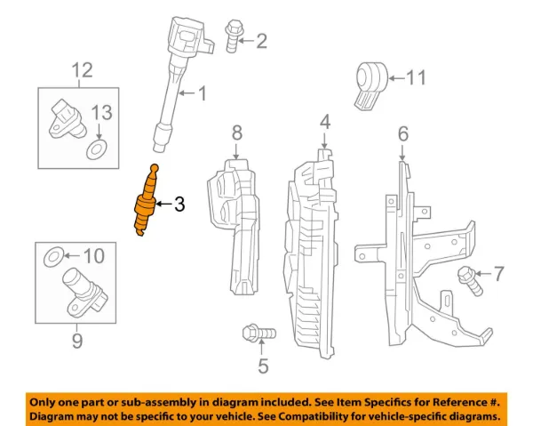 Vela de ignição 122905R0003 Honda