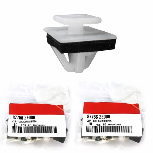 Cápsula (prendedor) de fixação de placas sobrepostas do acesso 877562E000 Hyundai/Kia