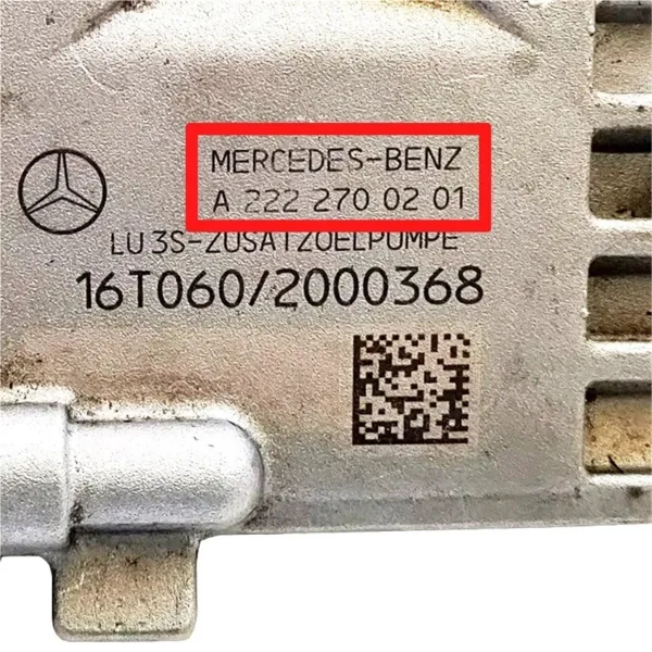 Bomba de óleo da Caixa Automática de Mudança A2222700201 Mercedes