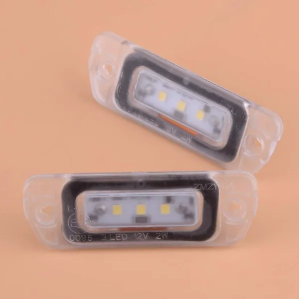 Lanterna da luz de fundo de matrícula traseira A2518200166 Mercedes