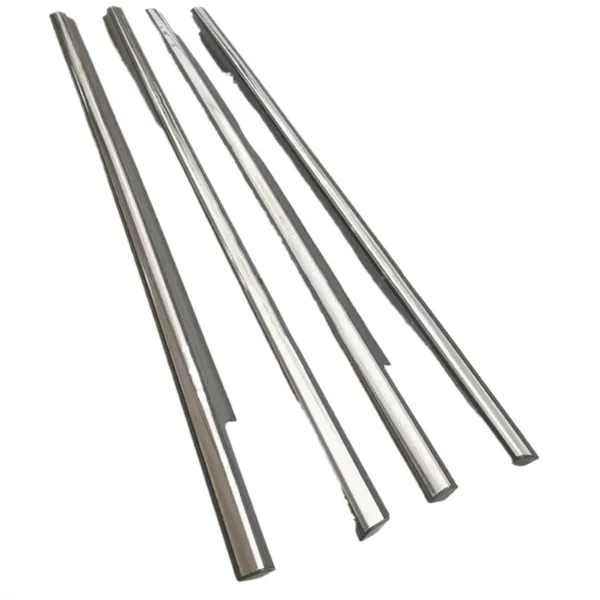 Moldura de vidro deslizante da porta dianteira esquerda 5727A107 Mitsubishi