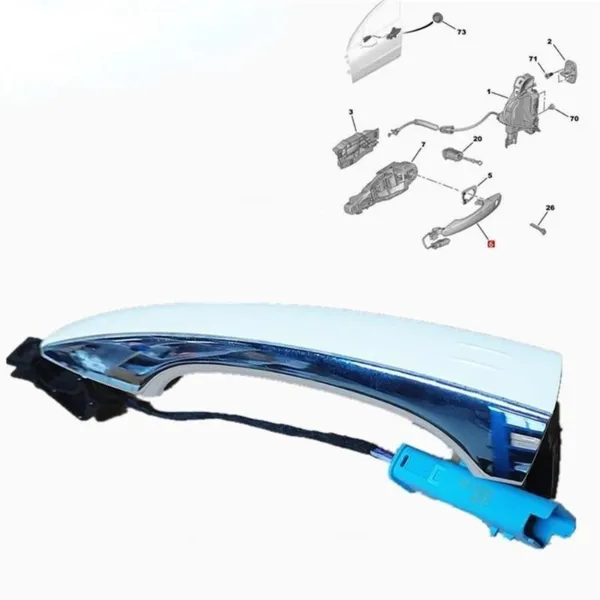 Kit de suportes/ fixações do para-choque dianteiro 74480 Peugeot/Citroen