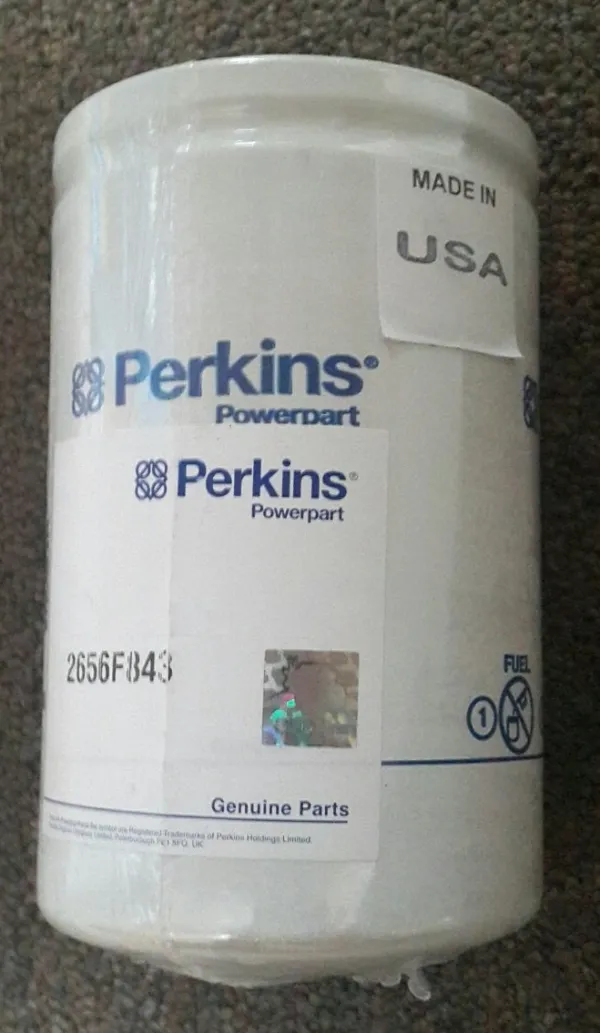 Filtro de combustível 2656F843 Perkins