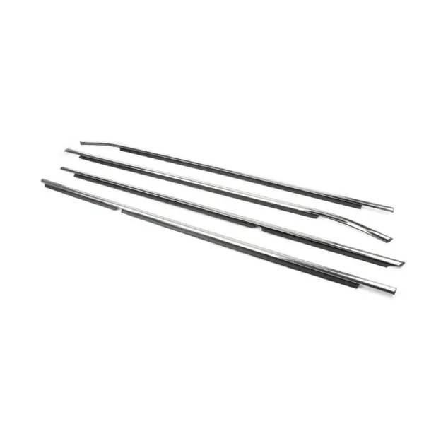 Moldura de vidro deslizante da porta dianteira esquerda 7572006130 Toyota
