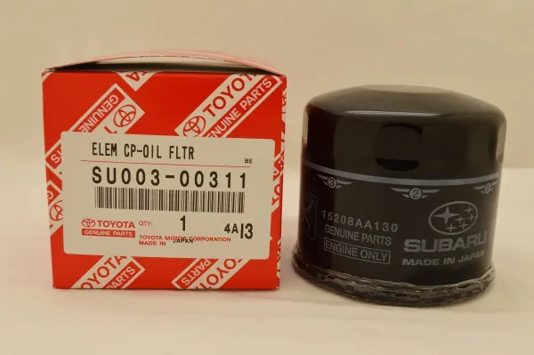 Filtro de óleo SU00300311 Toyota