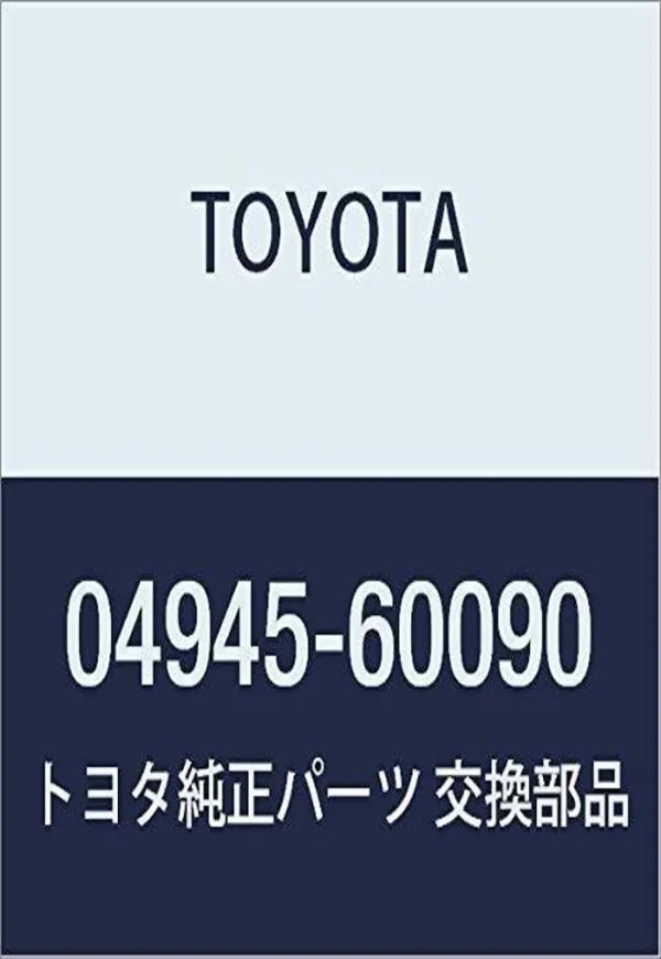 Kit de molas de fixação de sapatas de disco dianteiras 0494560090 Toyota