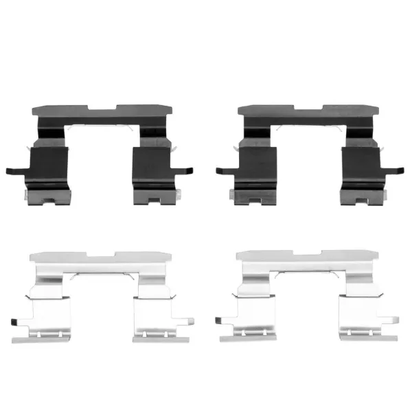 Kit de molas de fixação de sapatas de disco dianteiras 0494747010 Toyota
