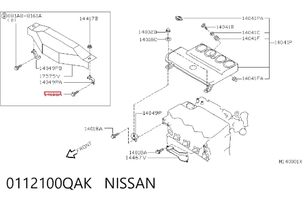  0112100QAK Nissan/Infiniti