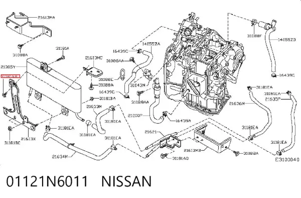  01121N6011 Nissan/Infiniti